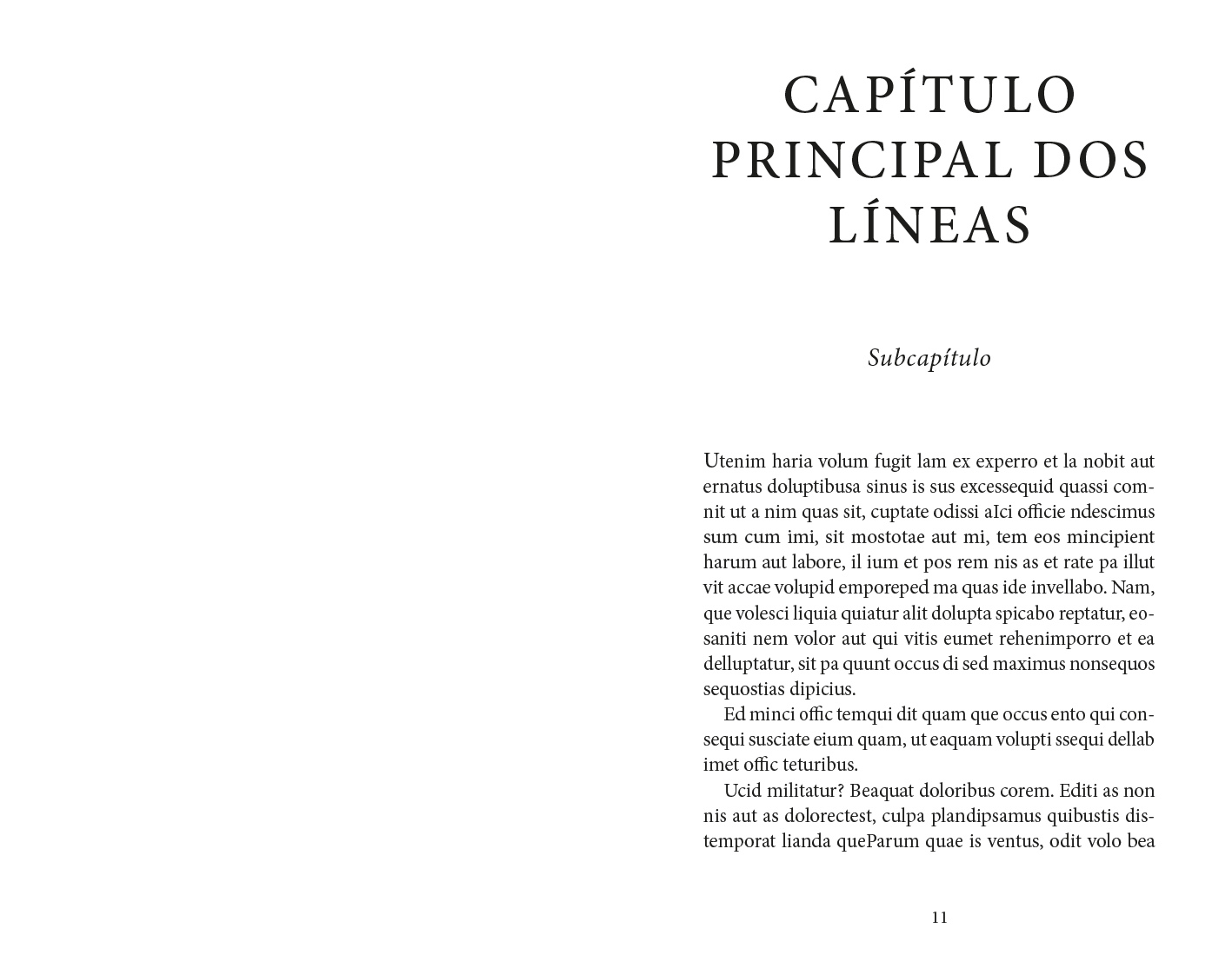 Ejemplo de diseño de un capítulo variante clásica crimen