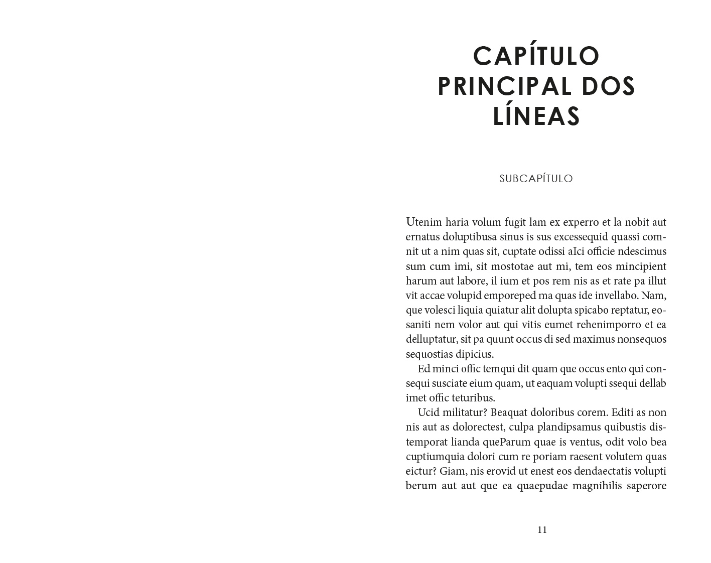Ejemplo de diseño de un capítulo variante moderna crimen