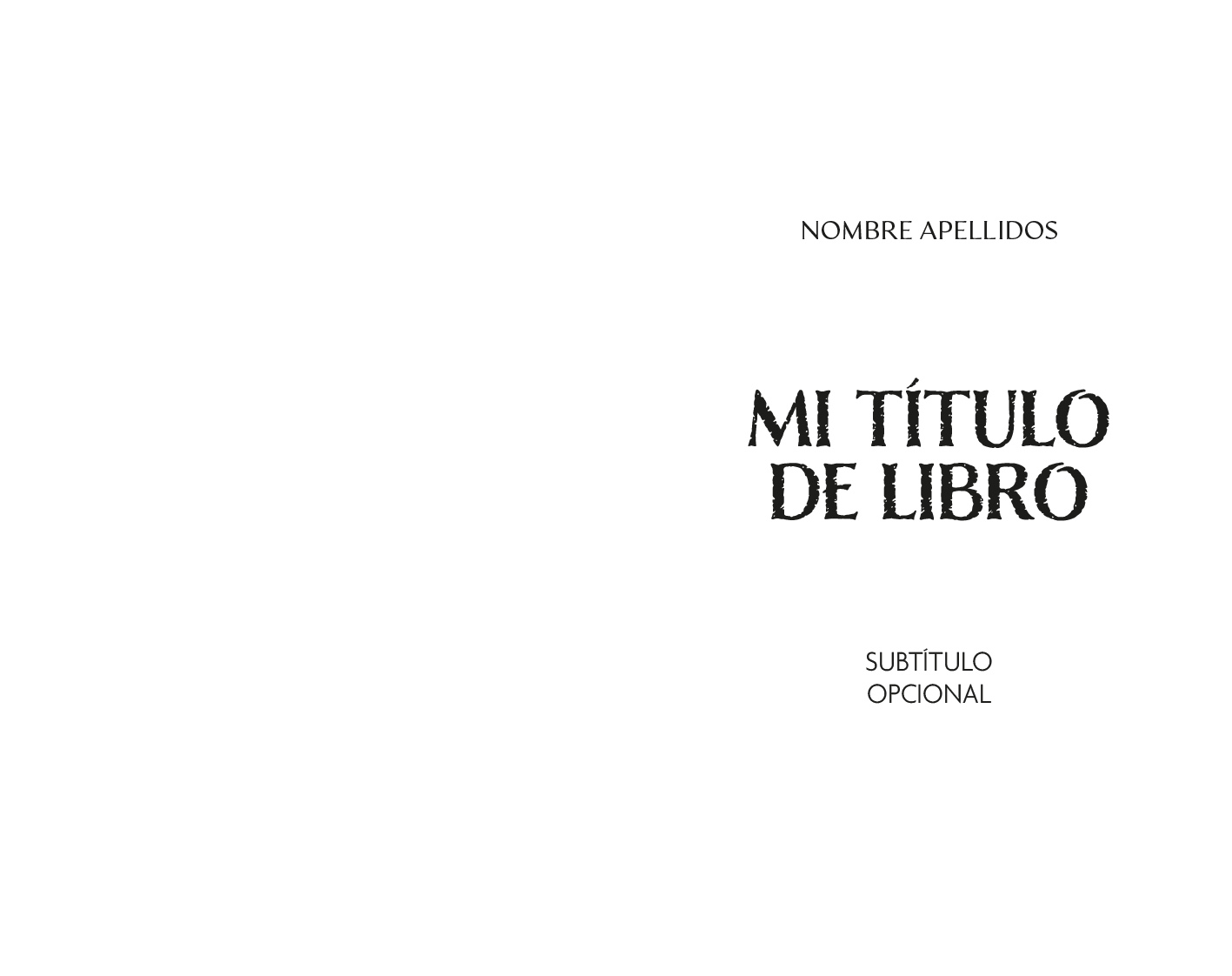 Ejemplo de diseño de portada variante fantasía personalizada